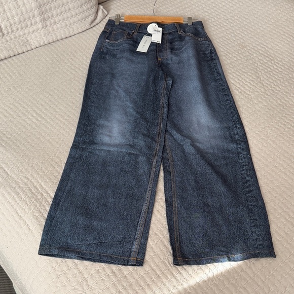 Jason Wu Faded Raw Denim Blue Jeans ❤️ Size 6 Trending Now - Picture 7 of 9